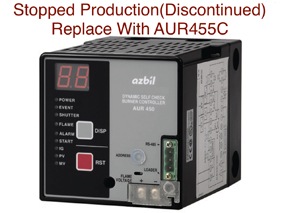 azbil aur450c series replace with aur455c series