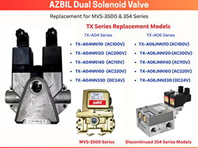 Azbil New TX Series Model Replacement