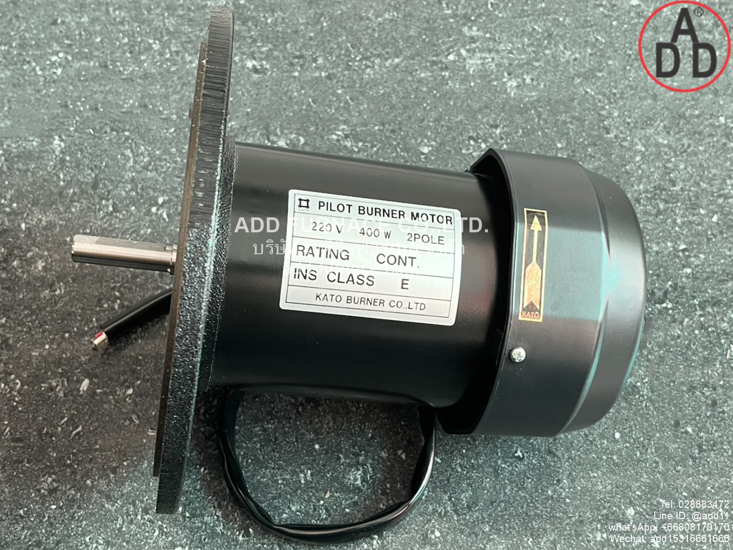Pilot Burner Motor 220V 400W 2Pole | 三相電機株式会社 - บริษัท เอดีดี เฟอร์เนส ...