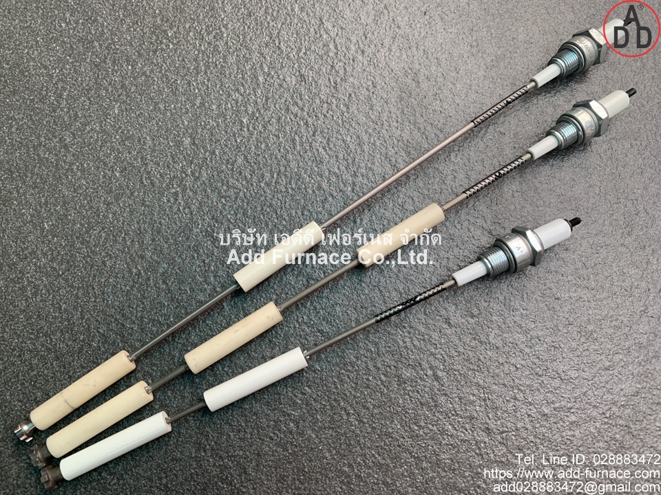 Kromschroder Gas Burner Flame Ignition Rod  เขี้ยวจุดไฟและอ่านเปลวไฟใช้กับหัวพ่นไฟยี่ห่อ - บริษัท เอดีดี เฟอร์เนส จำกัด