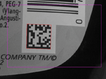 vision check part barcode
