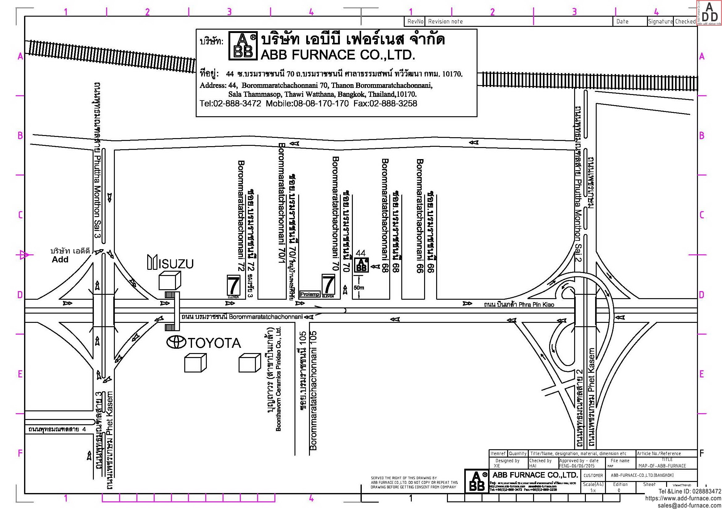 Abb-Furnace-Co.,Ltd-Bangkok-Office-Branch-Map