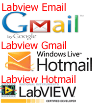 Labview Email,Gmail,Hotmail