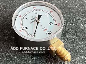 Yamatahaเพรสเชอร์เกจ0ถึง10kPa,0ถึง100mBar,Yamataha Pressure Gauge 0-10kPa(0-100mBar) 3/8G
