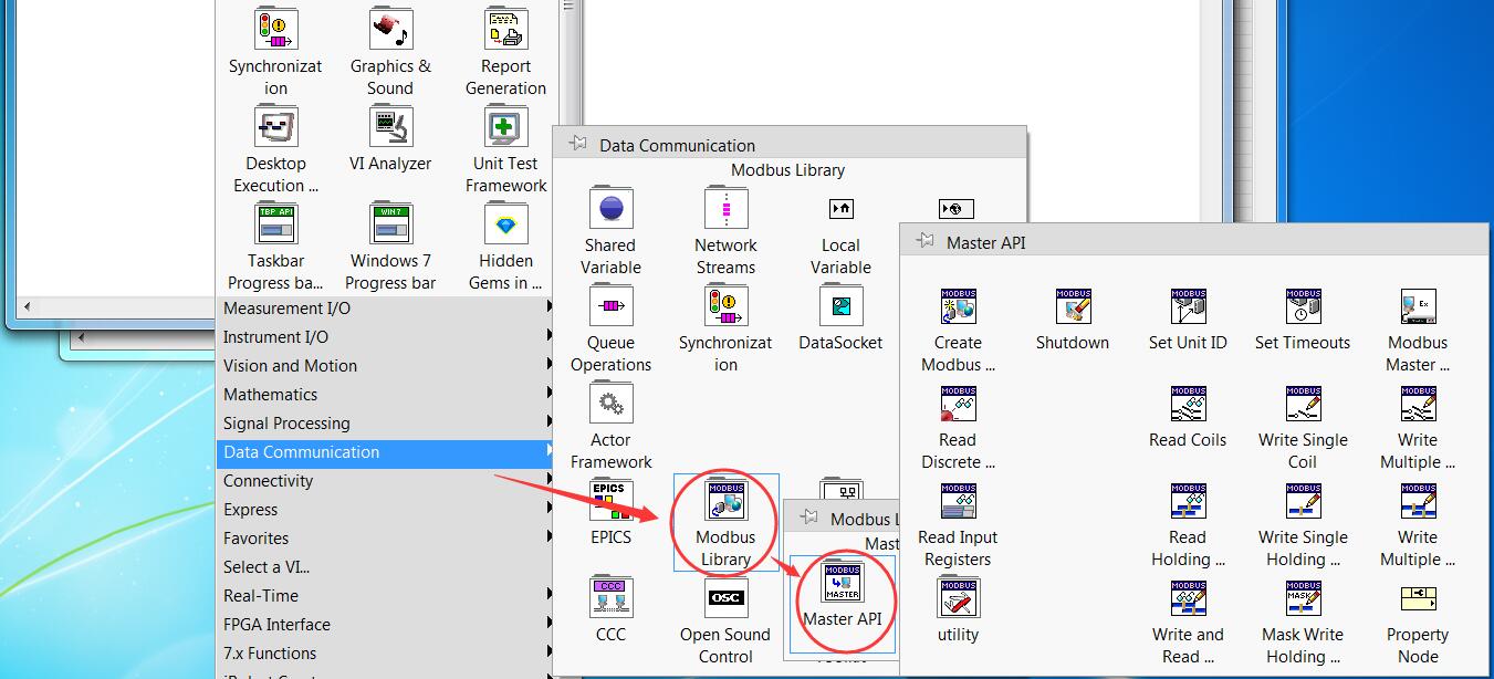 LabVIEW Modbus Library